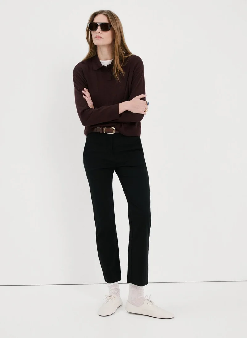 MANGO  Knitted polo-neck sweater for Women | Best Price UAE